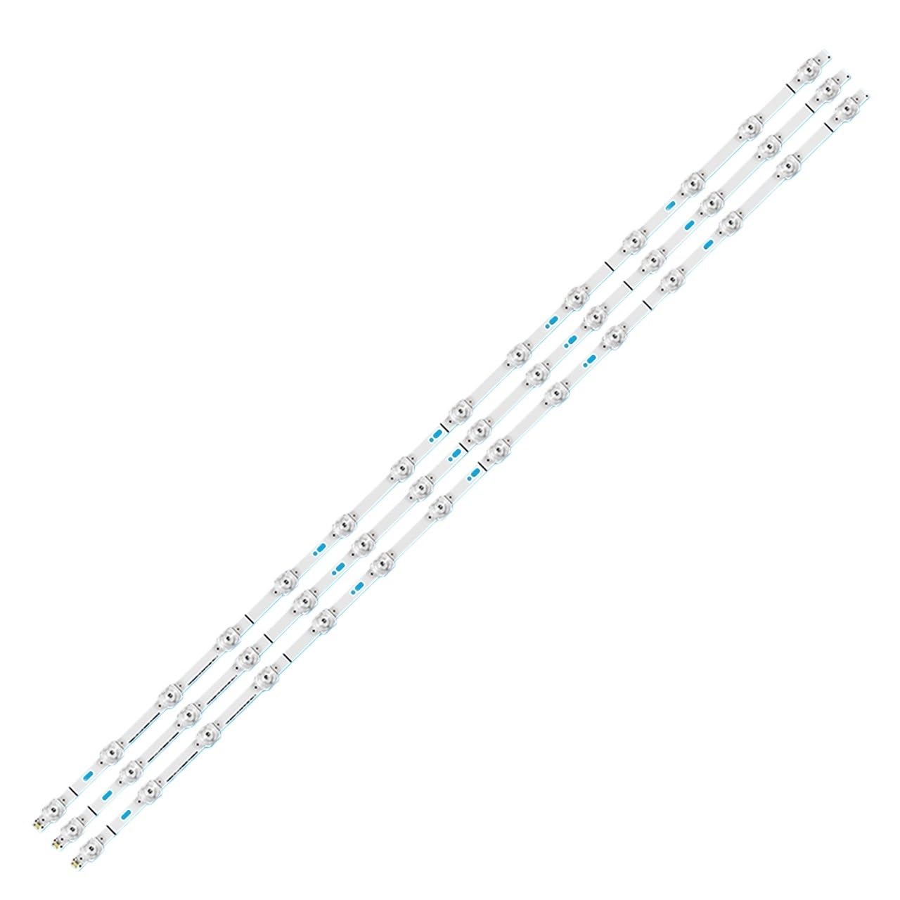 Tiras de retroiluminación LED para solucionar pantalla negra en TV de 50" 50R6E3 6