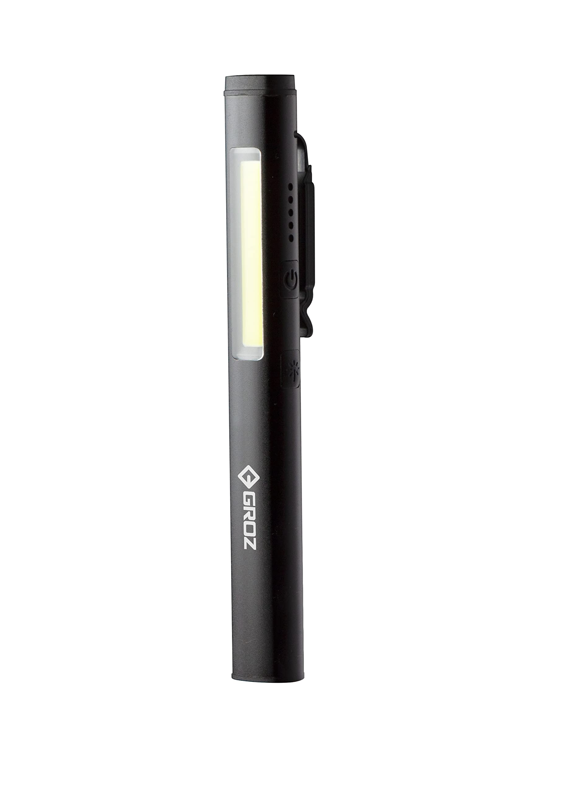 Groz Rechargeable Pen Light with 5W COB and 3W Spotlight | Inbuilt UV and Laser | Mini Torch for Trekking, Camping, Emergency | Handsfree Torch | Type-C Fast Charging Light | LED/175 (B09ZTP96MW) Amazon Price History, Amazon Price Tracker
