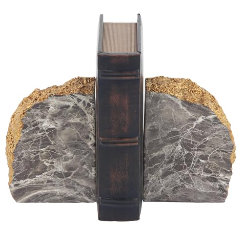 Cosmoliving By Cosmopolitan 38246 Polystone Geode Bookends cover