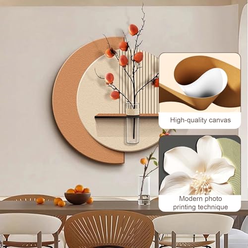 Décoration murale chinoise moderne avec branches de fruits et grès - 5