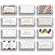 arricraft 120 Stück Mini Schokoriegelverpackungen Bonbonpapier Aufkleber Mit Happy Birthday Motiv Bunte Bonbonpapiere Für Party Hochzeit Geschenk Dekoration Aufkleber Zubehör 1.4x2.6(5) cm