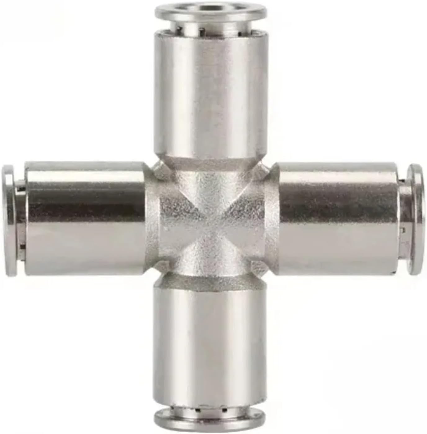 4-16mm OD Tube PU PE PV PM Elbow Corss Y Tee Copper Nickel-plated Release To Connect Pneumatic Fittings 1Pcs(PU,8mm OD Tube)