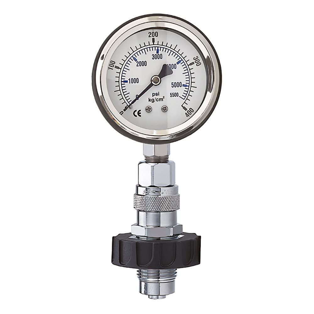 Manomètre de surface DIN 400 BAR TECNOMAR instrument mesure pression plongée
