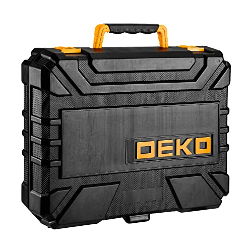 Dekopro 126 Piece Power Tool Combo Kits With 8V Cordless Drill, 10Mm 3/8'' Keyless Chuck, Professional Household Home Tool Kit Set, Diy Hand Tool Kits For Garden Office House Repair #TOP5