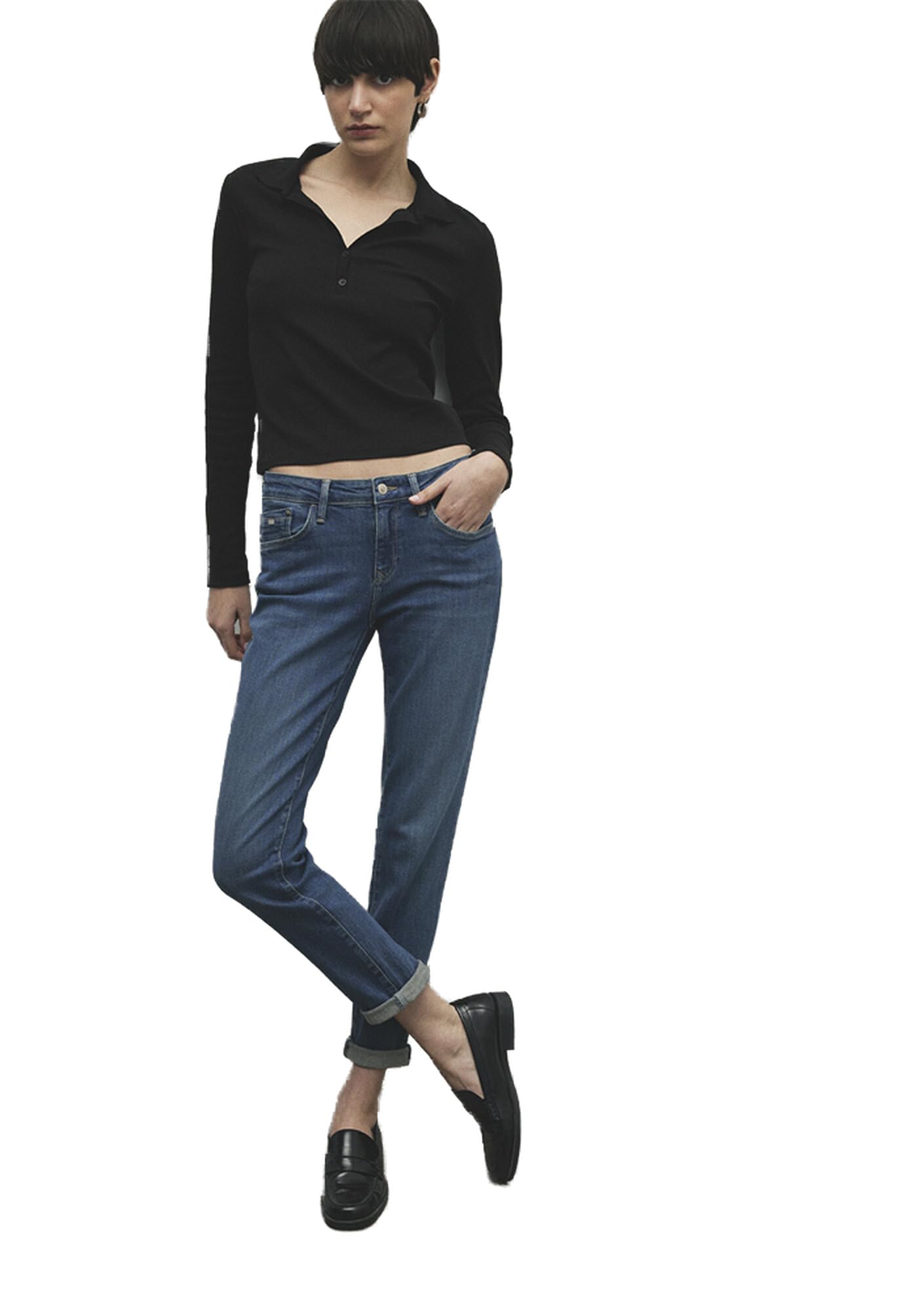 Ada Mavi Premium Vintage İndigo Mavisi Jean Pantolon 1020586628