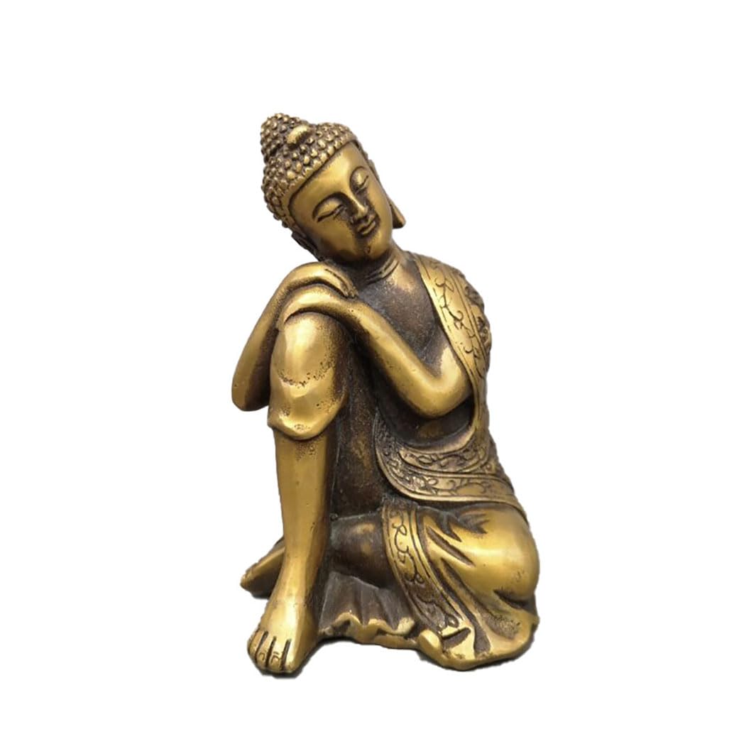 Objets en Bronze décorations de Bouddha couché en Laiton Statues de Bouddha en cuivre