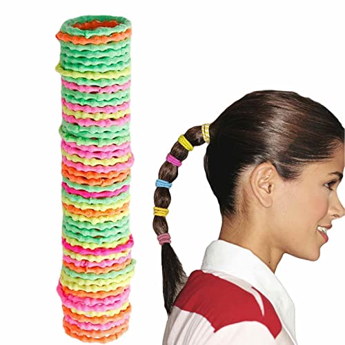 Mini cabelo sem costura,50 pçs/conjunto Pequenas e Simples Elásticas Cabelo Titular Pequeno Rabo Cav