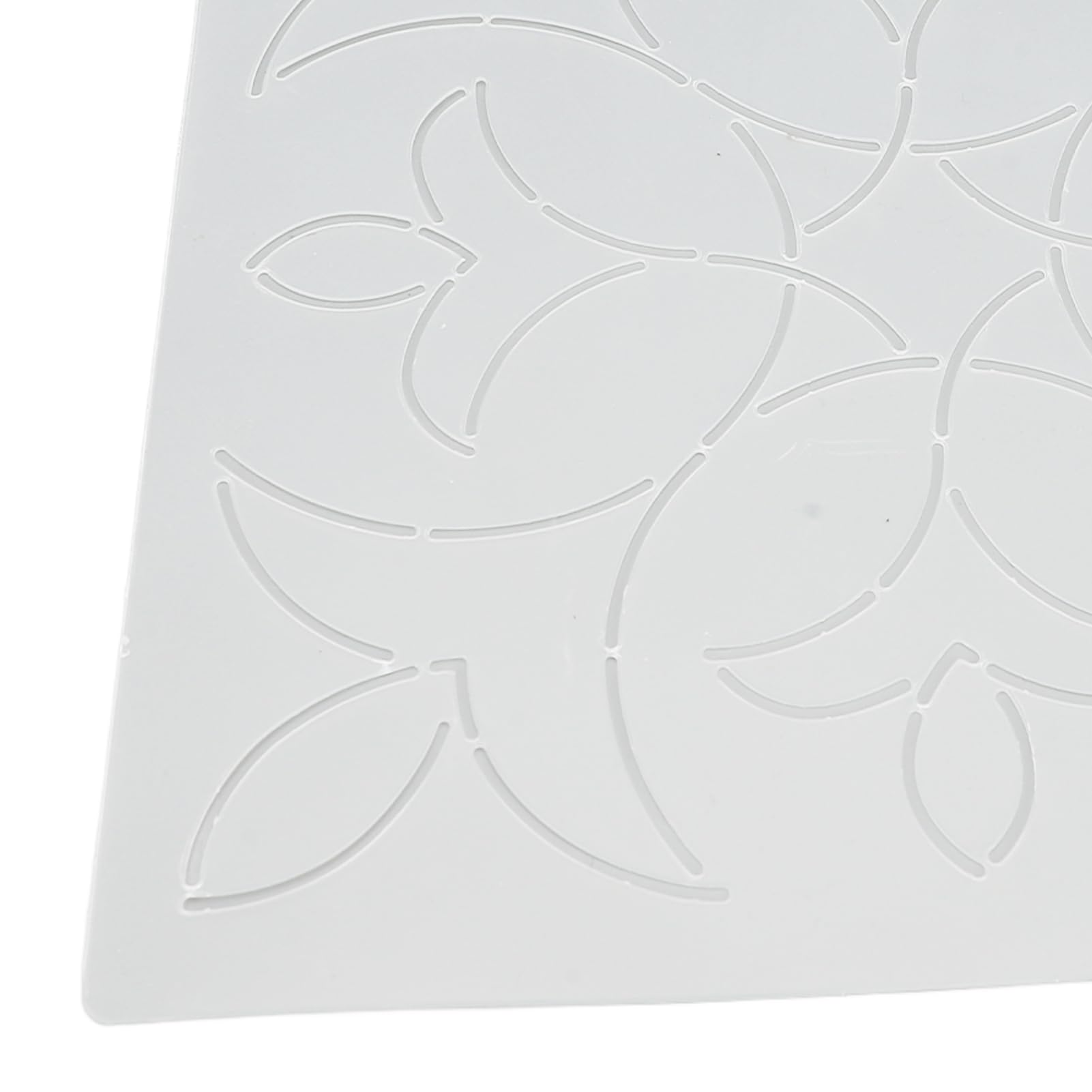 Kit de 11 piezas de plantillas de engarzado para acolchar, juego de herramientas de costura hechas a mano con bordado de espinas, superficie lisa sin rebabas, material de PP