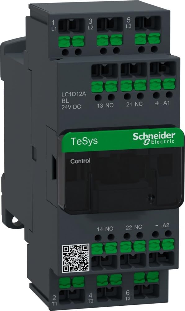 Contacteur de puissance LC1D12ABL Schneider 12A avec commande CC basse consommation - 2
