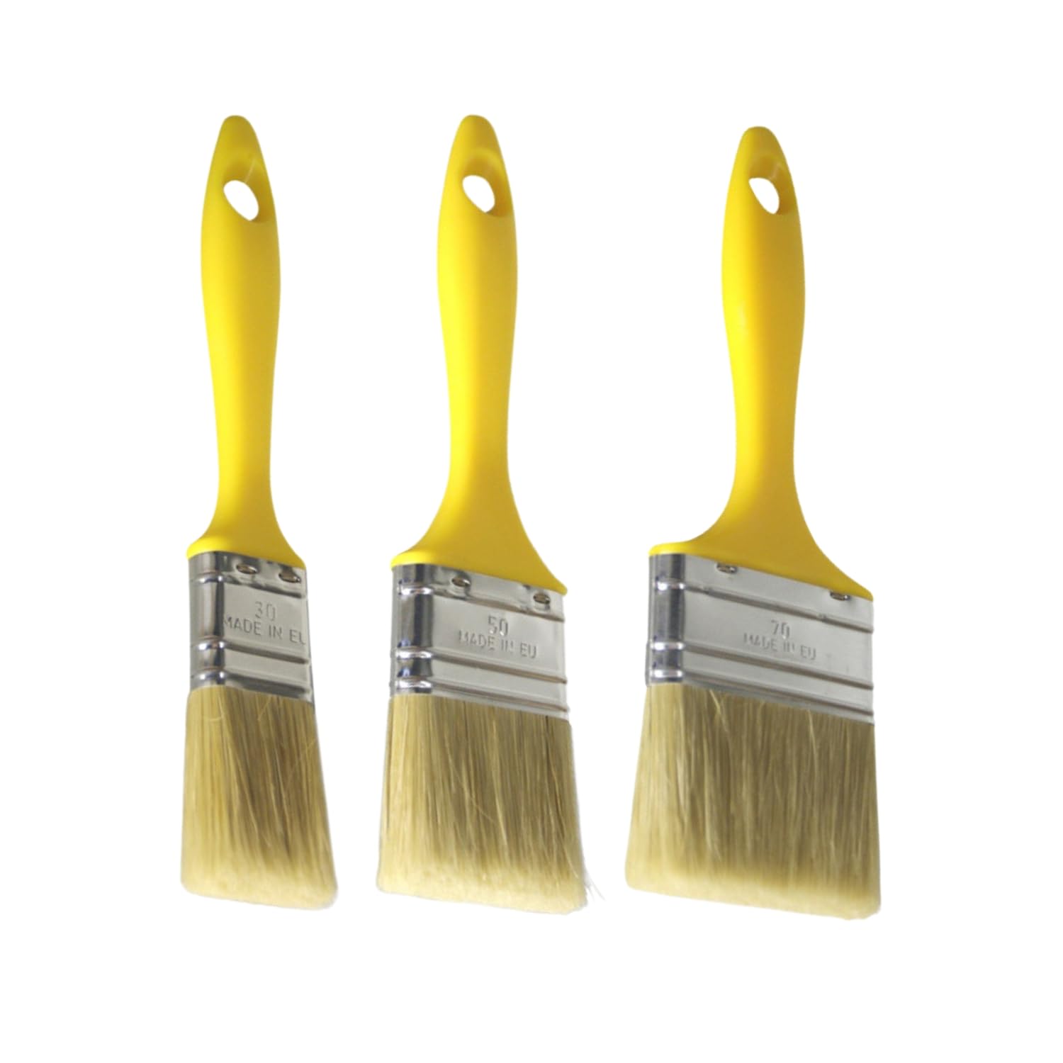 DD Composite Laminierpinsel Sets Flachpinsel Kunststoffstiel verzinkte Zwinge
