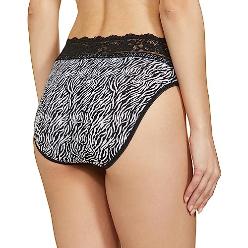 Image of Marks & Spencer Womens Cotton Blend Marks and Spencer Briefs (T61 5024L Black Mix XS)