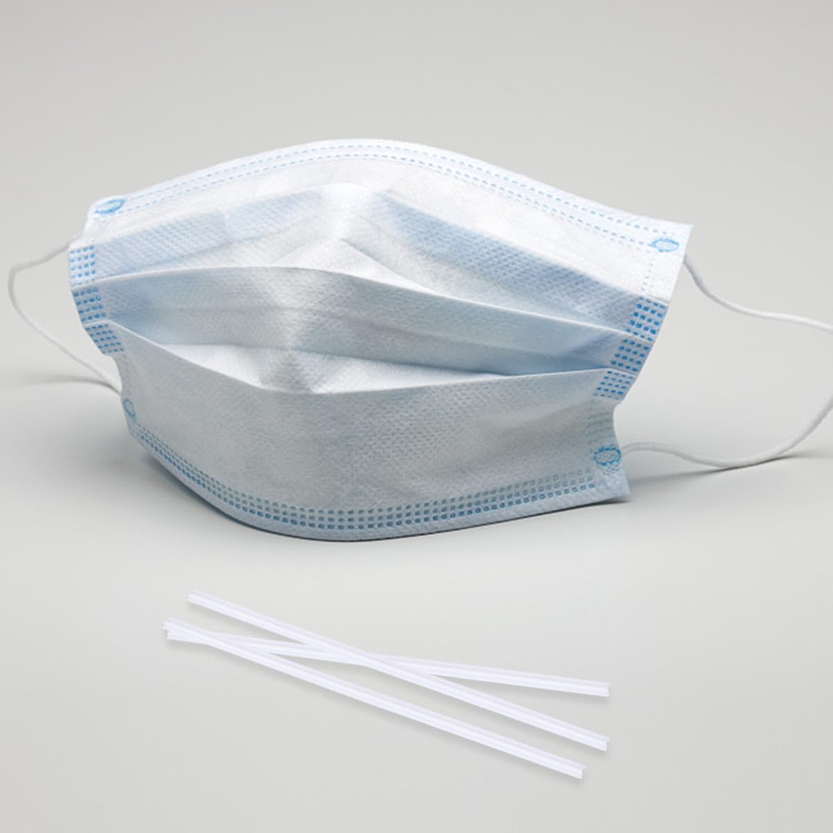 Holibanna 1000pcs Mask Nose Bridge Strips Lightweight Disposable Pe and Iron Wire Material DIY Mask Supplies for Men and Women Face Accessories