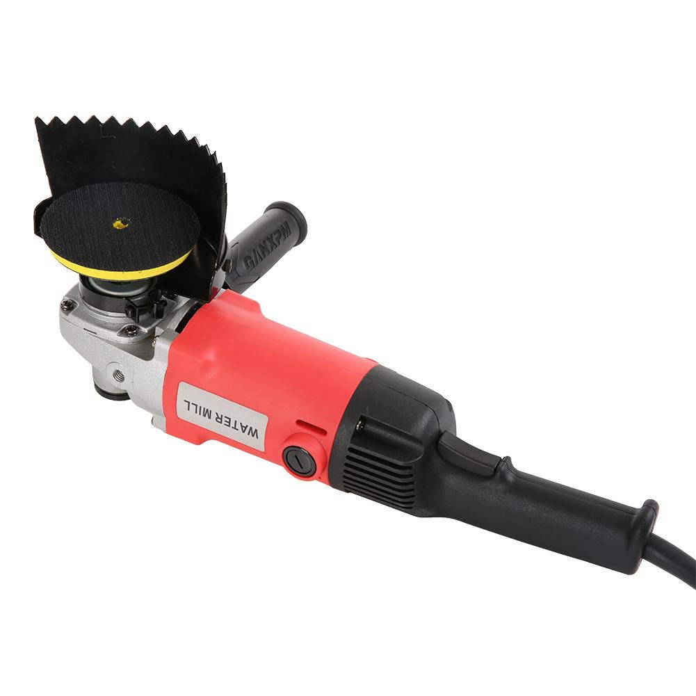 Smerigliatrice Lucidatrice Bagnata, a pietra a velocità variabile Lucidatrice a umido professionale Smerigliatrice professionale Smerigliatrice a mano ad acqua Grinder 220V 1400W(EU Plug)