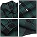 IN'VOLAND Womens Plus Size Flannel Plaid Shirt Roll Up Long Sleeve Mid-Long Button Down Shirts Casual Boyfriend Tops (Yarn Dyed lattice7, 20W)
