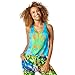 Zumba Women’s Workout Cropped Print Tank Top