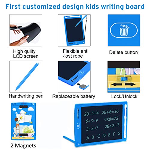 image for PROGRACE LCD Writing Tablet for Kids Learning Writing Board Magnetic E