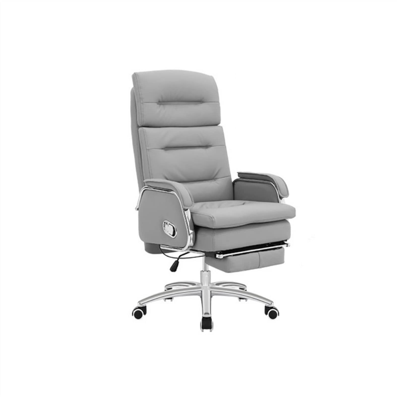 iumLeap Managerial Executive Chairs Home Office Desk Chairs Boss Chair with Footrest Computer Gaming Chairs Height-Adjustable Cowhide Chair