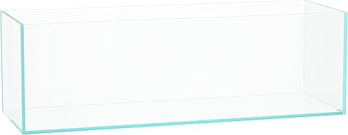 Miniatura 38 de LANDEN 30C tanque de acuario sin montura de 6.6 galones con bajo contenido de hierro, W11.8×D11.8×H11.8 in(30x30x30cm) de 5 mm de espesor