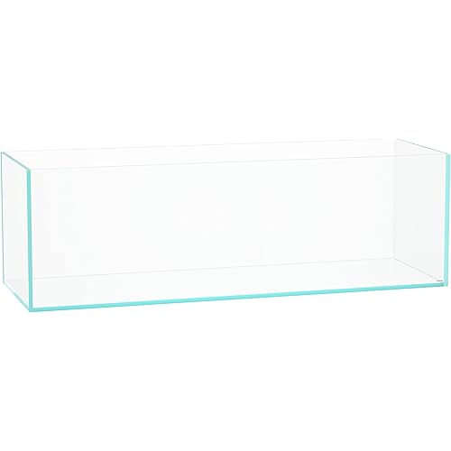 LANDEN 180 Standard Tank 114.19 Gal Rimless Low Iron Aquarium XL Fish Tank, Bookshelf Aquarium, W70.87×D19.69×H21.26 in (180×50×55cm) 19mm Thickness with Black Nano Foam Leveling mat Included