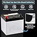 Battery Insulation Kit, Car Battery Insulation Blanket ,Car Battery Wrap for Cold Weather, ‌Preserve Against Radiant Heat, Acid Neutralization, and Easy Installation, 40