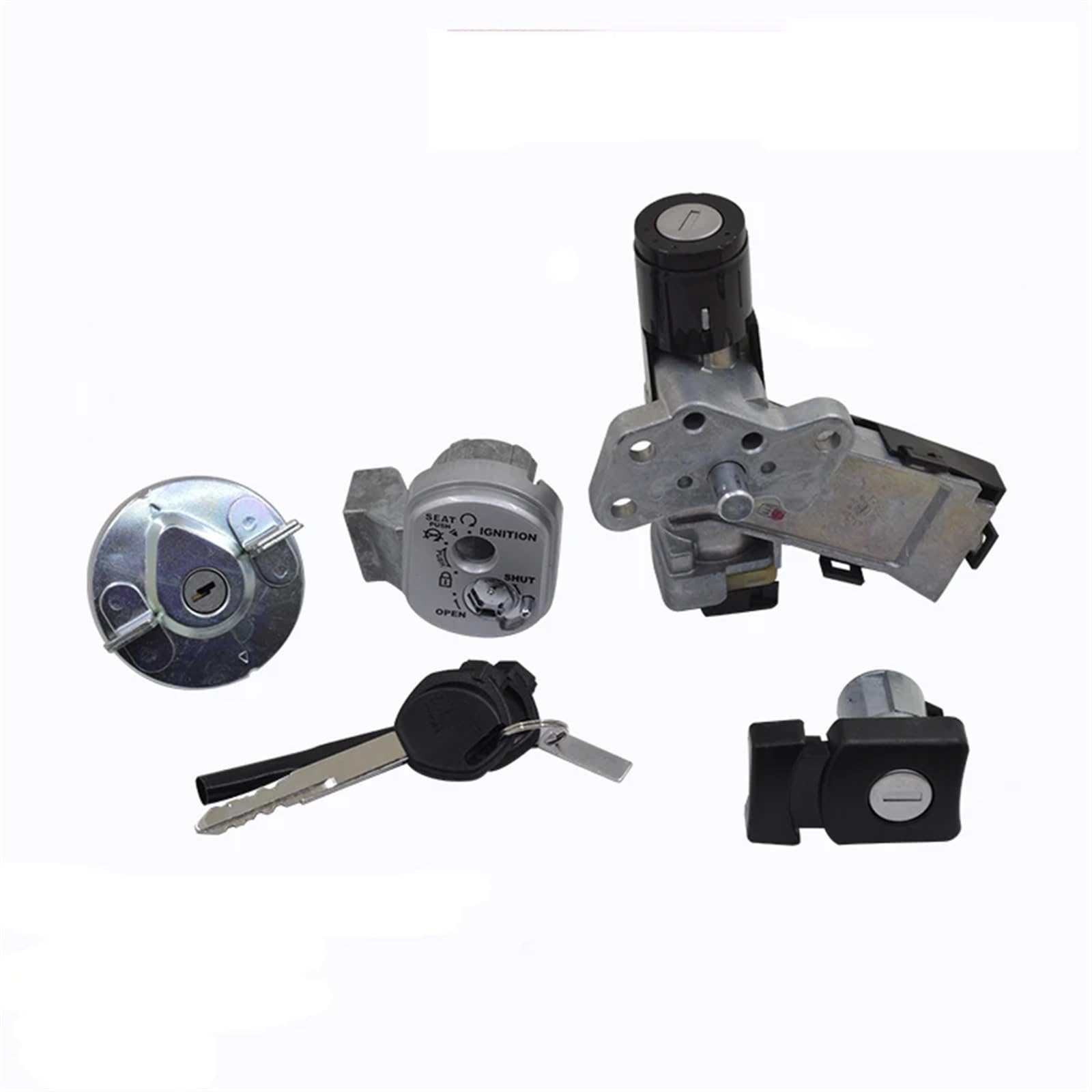 Cerradura Encendido Para LEAD 110 Para NHX110 2008-2015 Juego Cerradura Interruptor Encendido Motocicleta + Tapa Tanque Combustible Y Cerradura Asiento