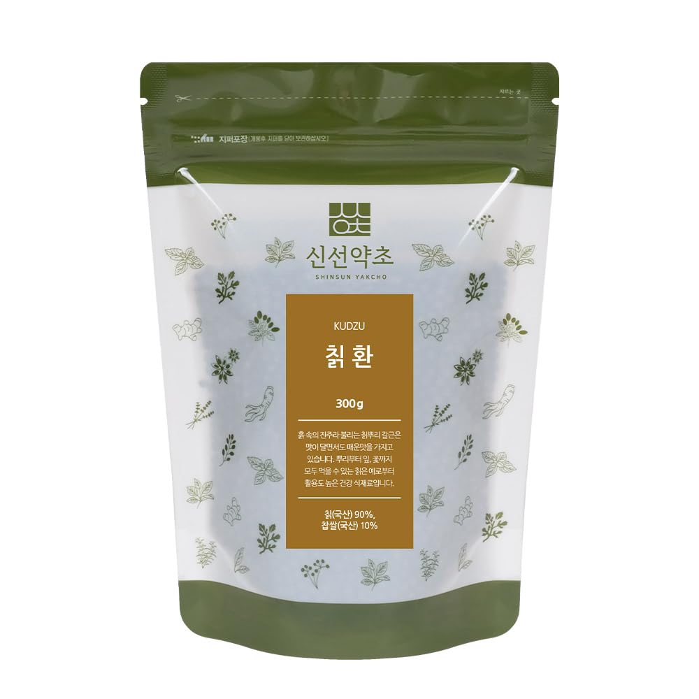 SHINSUN YAKCHO Korean Kudzu Granule | 300g | Arrow Root, Earthy Pearl, Great with Various Recipes, 칡환
