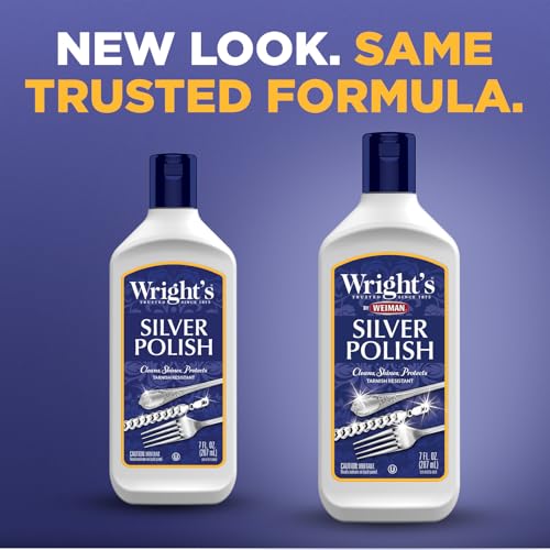 image for Weiman Wright's Silver Cleaner and Polish - 7 Ounce - Ammonia Free - U