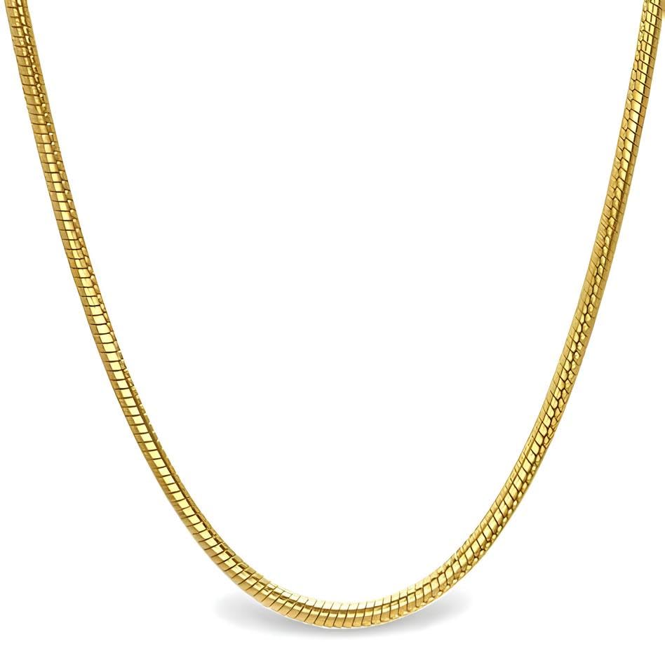 vama FASHIONS Classic Simple Golden Stainless Steel Round Snake Western Charm Stylish Snake Neck Necklace Chains for Men Boys-picture-36
