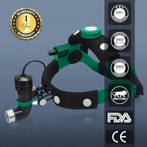 Image of OTICA 10 Watt ENT Surgical LED Headlight for Doctors Hospital and Multi Purpose (Non-Adjustable Focus of Light)