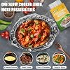 OLESBUR 20 Count Slow Cooker Liners, 13"x21", Fits 3-8 Quarts, Disposable Pot Liners Compatible with Crockpot, Oval Large Size, BPA-Free Cooking Bags, Kitchen Accessories, Cook with Ease #5