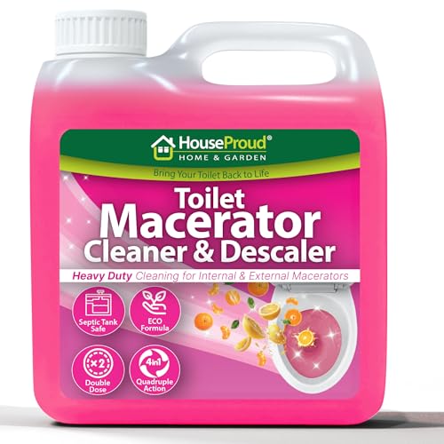 Macerator Toilet Cleaner & Descaler 1L 2 Treatments Saniflo Compatible