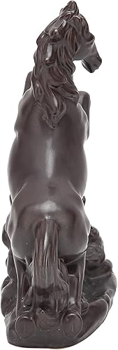 Miniatura 8 de Soporte de incienso de reflujo para cascada, quemador de incienso, diseño de caballo de porcelana roja, decoración luminiscente, decoración del