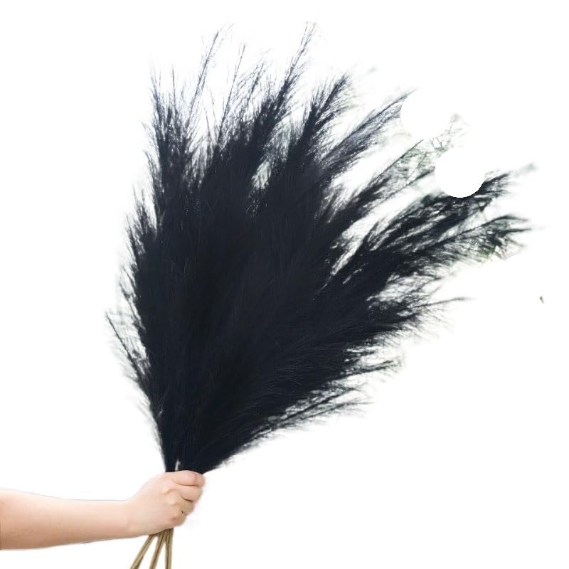 Pampas Grass grande 120 cm hierba artificial decorativa miniatura 1