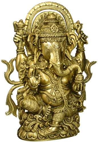 Statue de Ganesh en laiton pour apporter sérénité et harmonie familiale - 2