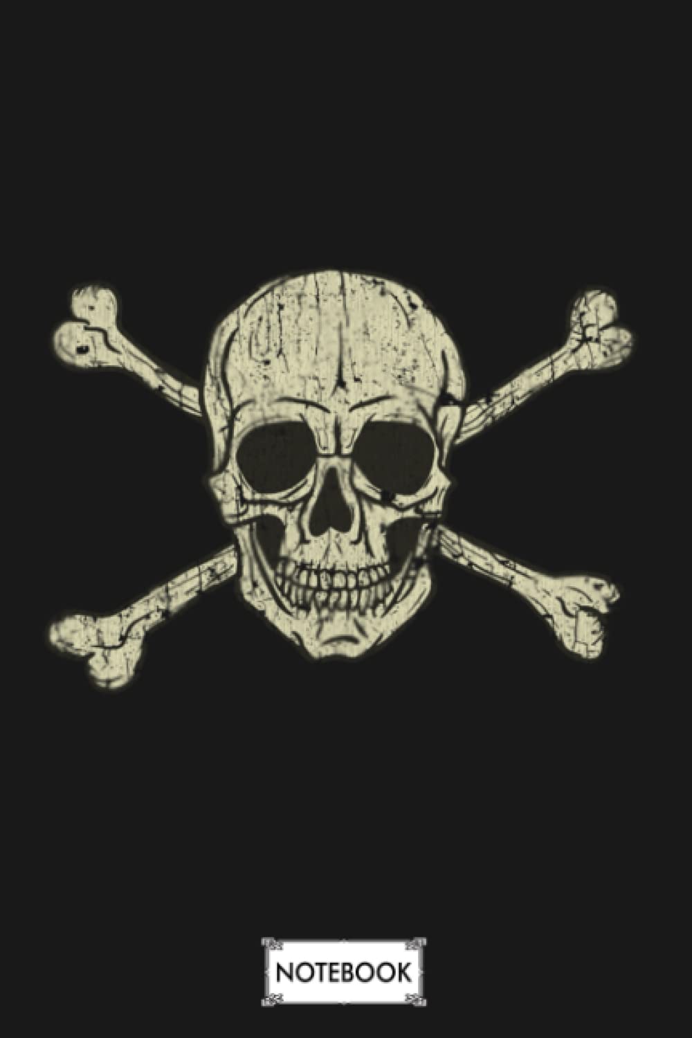 Jolly Roger 1721 B46276 Notebook: Journal, Lined College Ruled Paper, Planner, 6x9 120 Pages, Diary, Matte Finish Cover