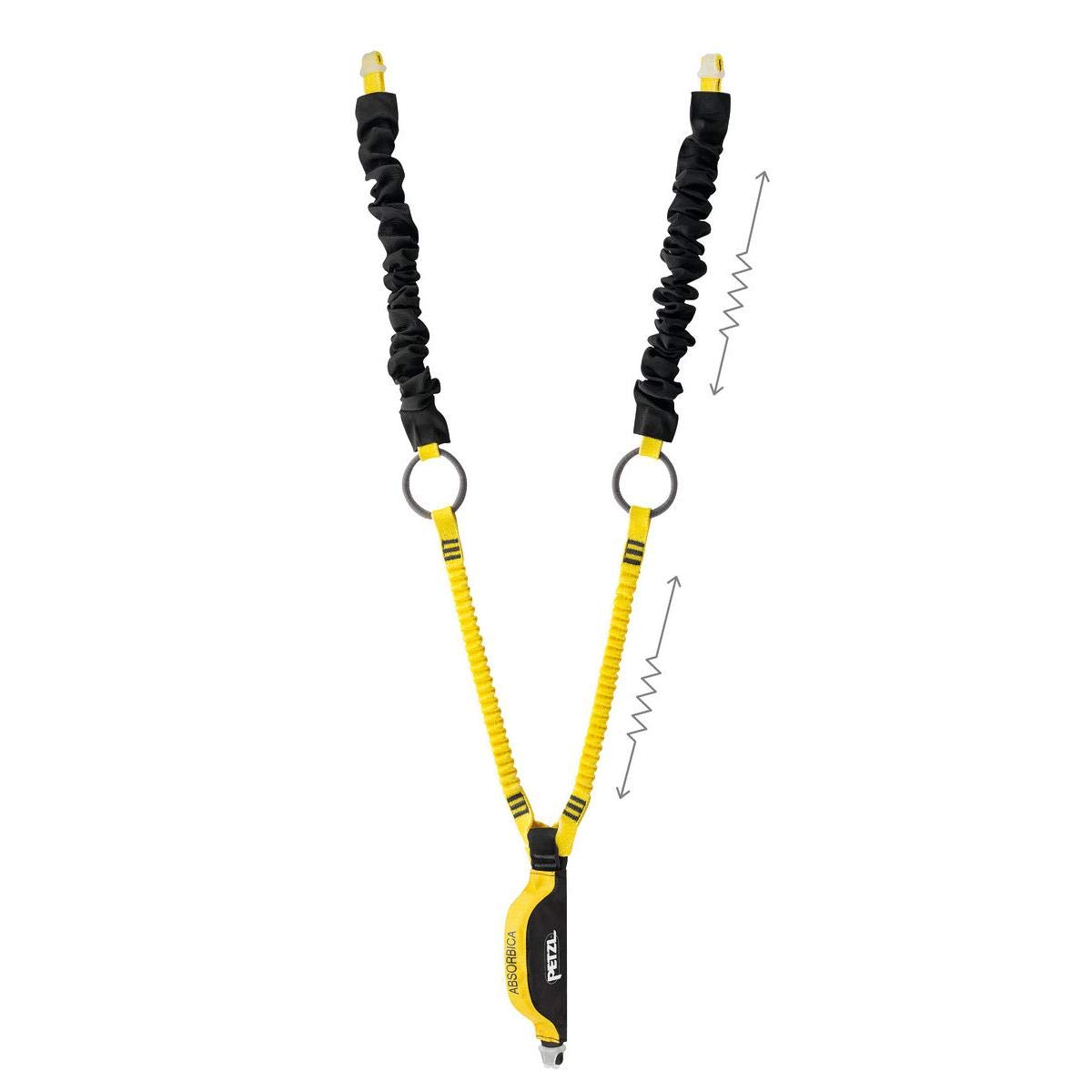 PETZL L015AA00 Absorbica-and Amarre Accesorio para Escalada, Multicolor, Uni