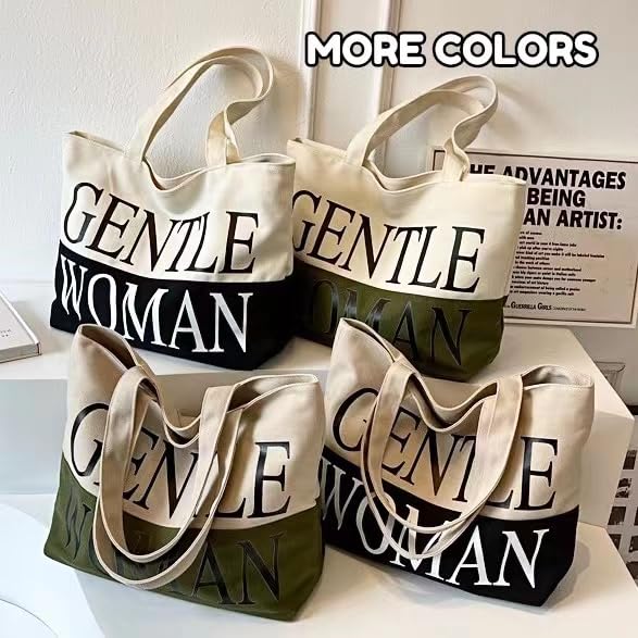 Bolso Tote para Mujer en Lona con Compartimento con Cierre miniatura 7