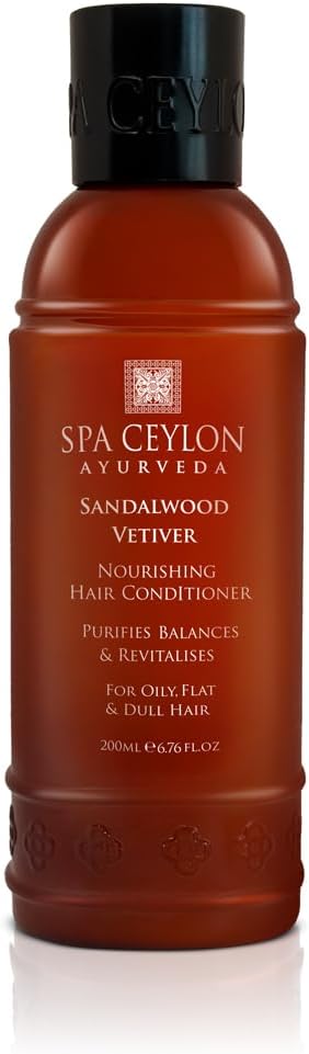 Sandalwood Vetiver Nourishing Hair Conditioner | Revitalize Oily Flat & Dull Hair | Hair and Scalp Conditioner | Hair Products for Unisex