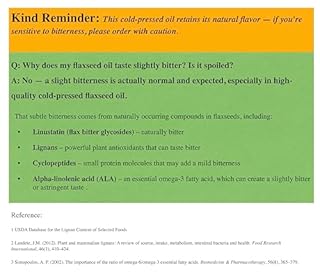 SUNYEAH Canadian Flaxseed Oil - 1 L, 100% Pure, cold presss, Unrefined, Non-GMO- Saskatchewan Harvest - Essential Fatty Acids- 8 g Omega3 per serving