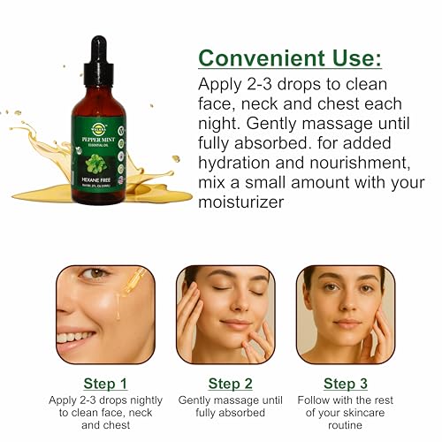 Aceite Esencial de Menta - 2 oz Puro y Natural miniatura 7