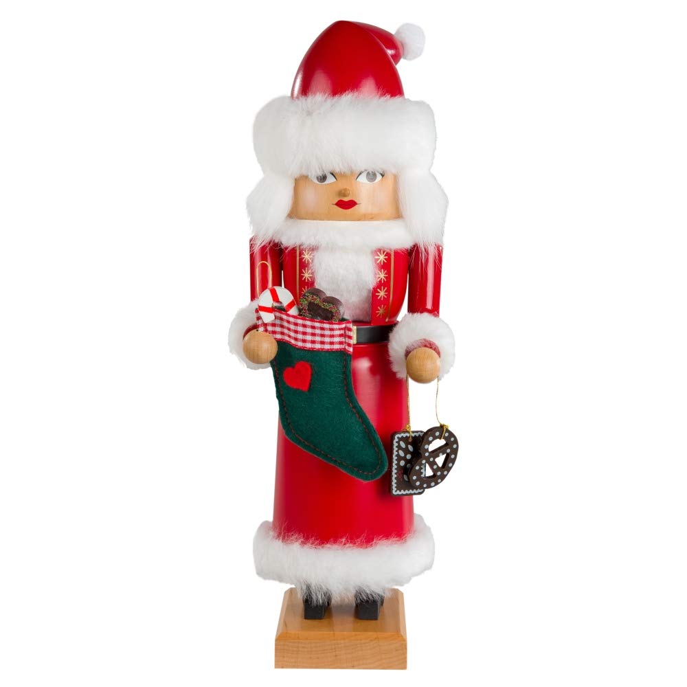Casse-Noix KWO Olbernhau Mrs. Santa, réveillez la magie de Noël