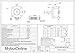 MybotOnline Nema 17 Pancake Stepper Motor 28.33oz-in 1.2A 30mm Bipolar 1.8 Degree 4-Lead for 3D Printer CNC Extruder