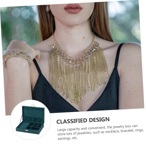 Coffret à bijoux grande capacité VALICLUD avec compartiments pour colliers - 3
