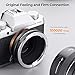 K&F Concept IV PRO EF/EF-S to FX Lens Mount Adapter with Aperture Control Ring, Compatible with Canon EF&EF-S Series Lens and Compatible with Fujifilm Fuji X-Series X FX Mount Cameras