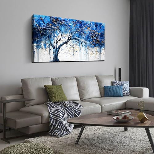 Tree Canvas Wall Art Bedroom - Modern Wall Art for