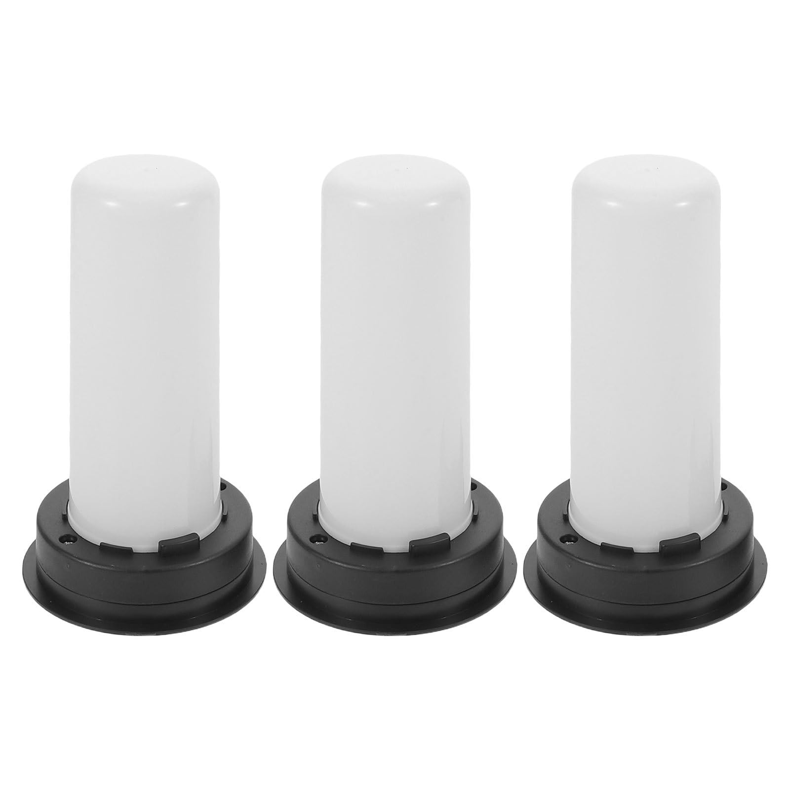 YARNOW 3pcs Solar Powered Light Replacement, Outdoor Waterproof Plastic Lanterns, Garden Decor Solar Lamp Accessories (OD. 7cm/2.75inch)