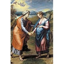 Raphael The Visitation Baby Angel Realism Romantic Artwork Raffaello Prints Biblical Drawings Portrait Painting Wall Art Renaissance Posters Art Cool Wall Art Print Poster 16x24