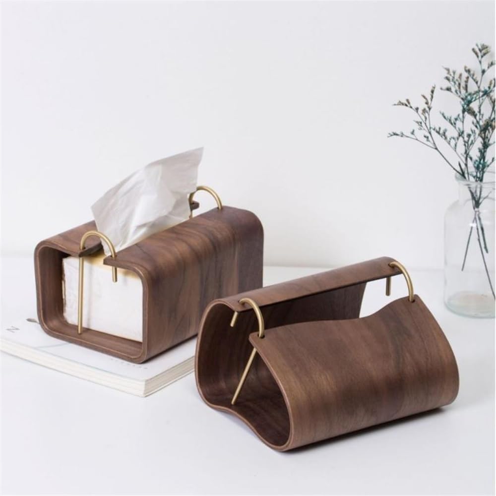 Porte-mouchoirs Couvercle de boîte à mouchoirs, Distributeur faciaux Simple, Support la for Bureau, Commode, décor Salle Bains Décor de boîte faciale