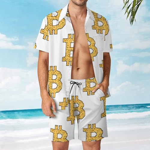 Ensemble short homme boutonné poches pour un look d'été soigné - 2