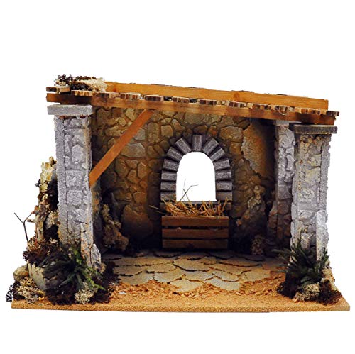 De Sisinno Cabana vazia de madeira 40 x 25 x 26 cm